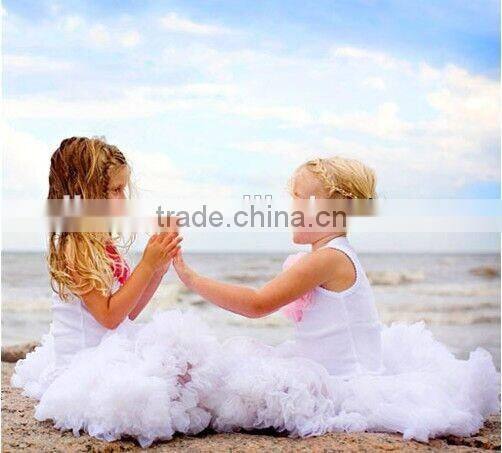 Adorable baby boutique clothing princess ballet tutu fluffy pettiskirt girls smcoked ruffle chiffon boutique skirt