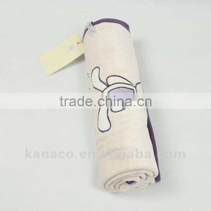 Coral Fleece Baby Thin Blanket(KN-BL-47)