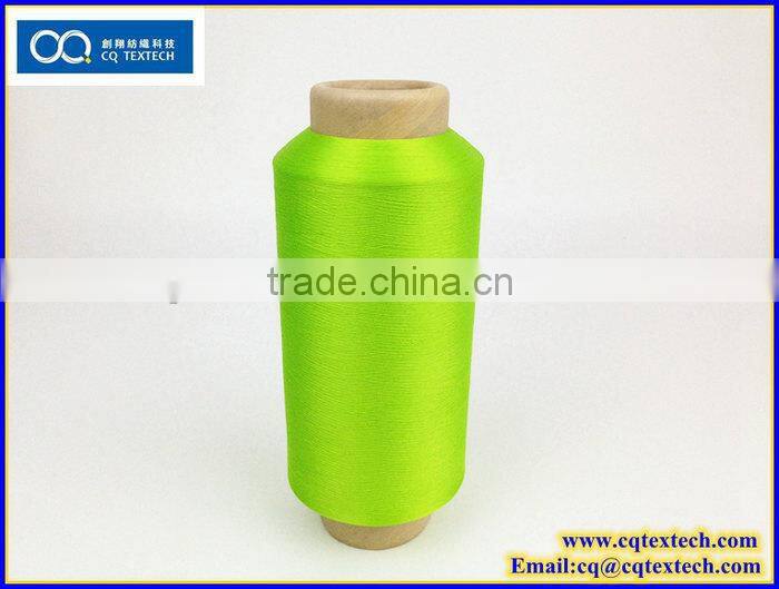 High Tenacity Colored Yarn 100% Polyester Twisted Textile Yarn