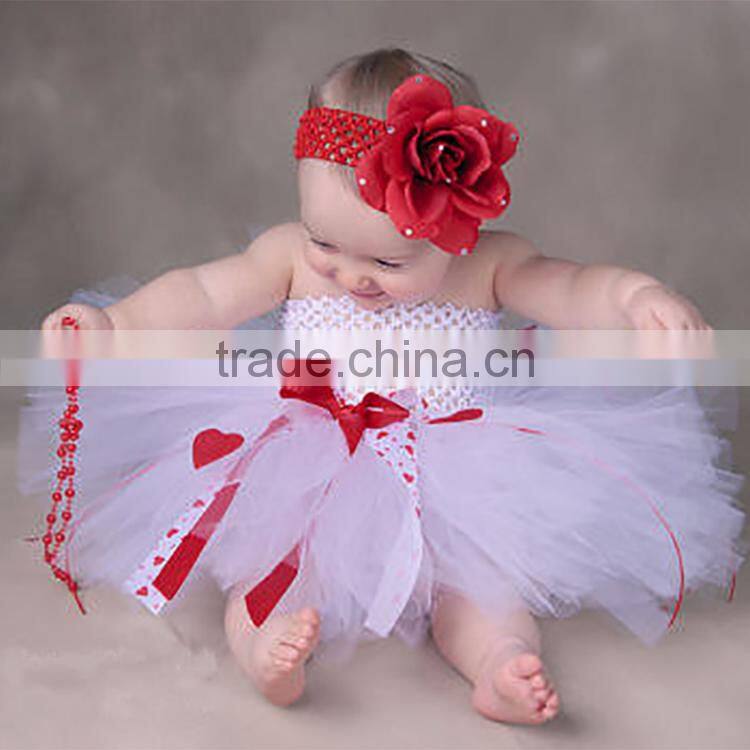 Wholesale OEM many colors plain white baby tutu dress M5051718