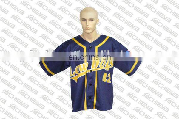 Custom sublimation baseball/softball uniforms blank baseball jersey