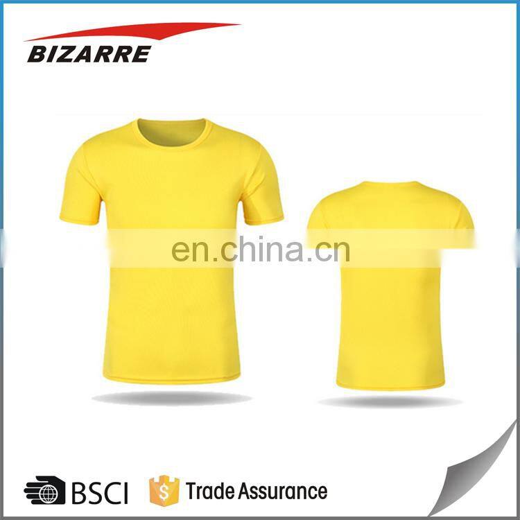 Fitted gym clothing t shirt with private label design