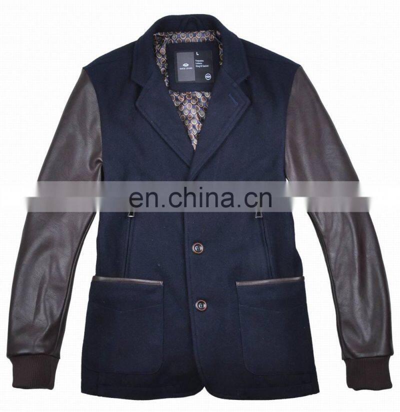 2015 last fashion mens top grade suit style cashmere coat