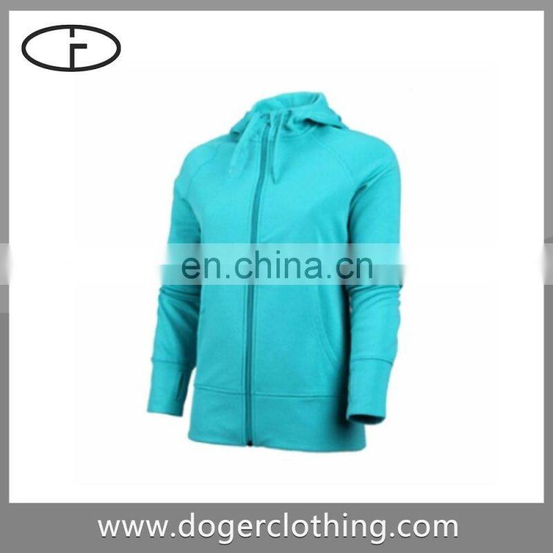 Excellent quality color long sleeve hooded brand jacket