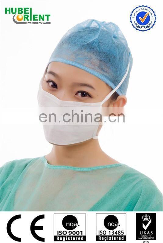 3 Ply Disposable Non Woven PP Face Mask with Tie-on
