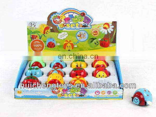 New item funny cheap rolling wind up moving toy animal for kids