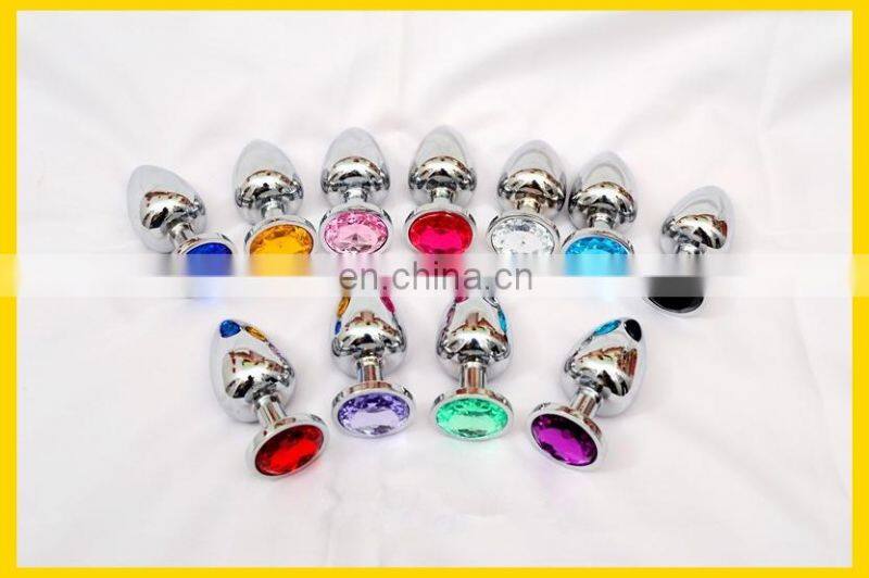2015 Hot New Design anal butt plug/electric shock anal plug/anal lock butt plug ass lock
