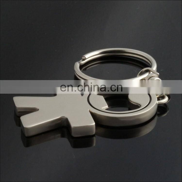 Custom shape blank metal keychain bottle opener wholesale