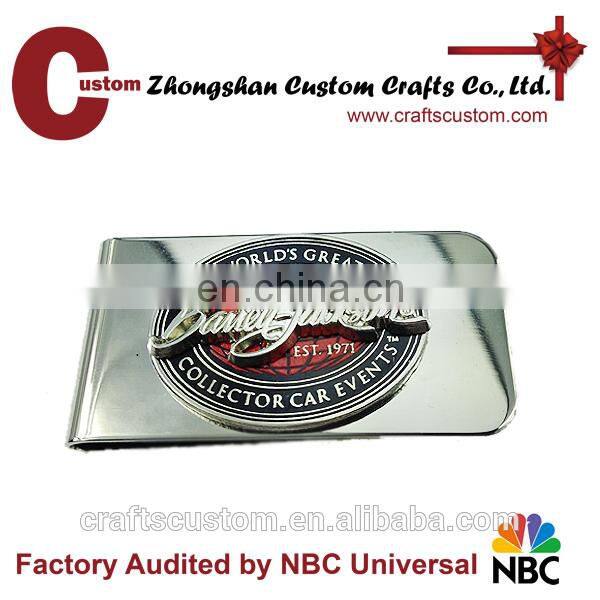 Custom gold plated batman money clip