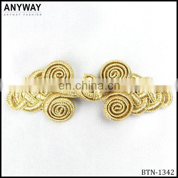 Unique latest style handmade braided buttons for fashion clothing decoration