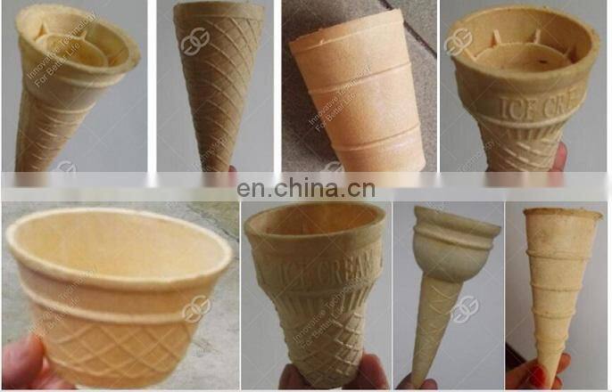 Gold Supplier Pizza Snow Cone Making Machinery Wafer Ice Cream Cone Machine