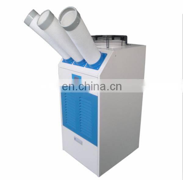 3 Tubes portable Spot Reverse Air Conditioners With universal Wheels with CE GS ROHS can cool also heat