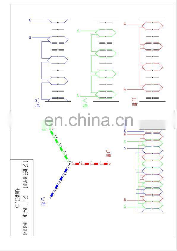 130mm generator stator winding rotor stators lamination for bldc motor