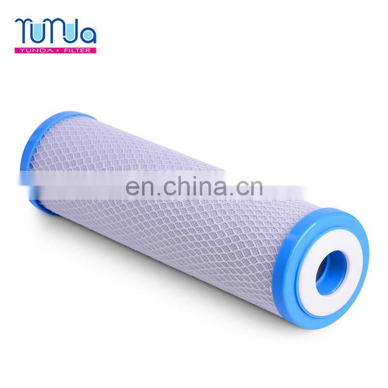 YUNDA FILTER NSF Certified CTO Coconut Shell Activated Carbon Block Water Filter Cartridge 10 Inch water filter