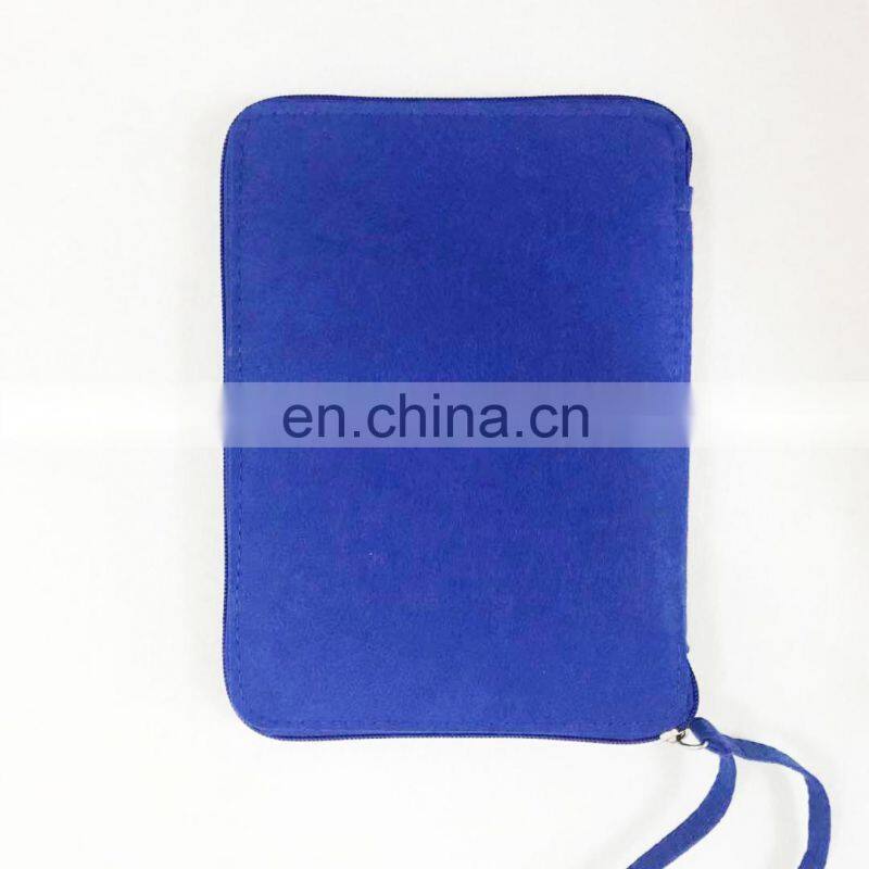 Simple felt purse coin money case holder bag