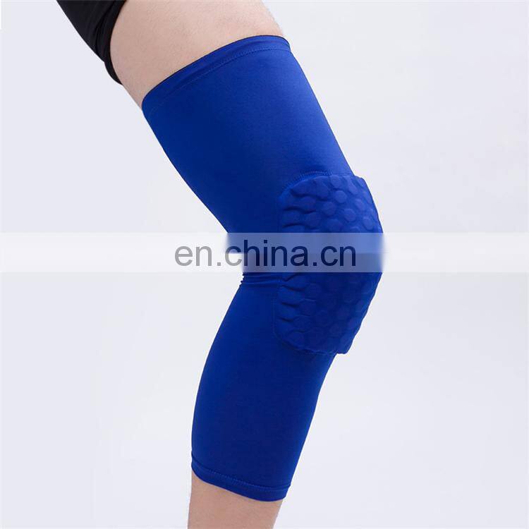 Pad Crash Proof Antislip Basketball Leg Knee Long Sleeve Protector Gear