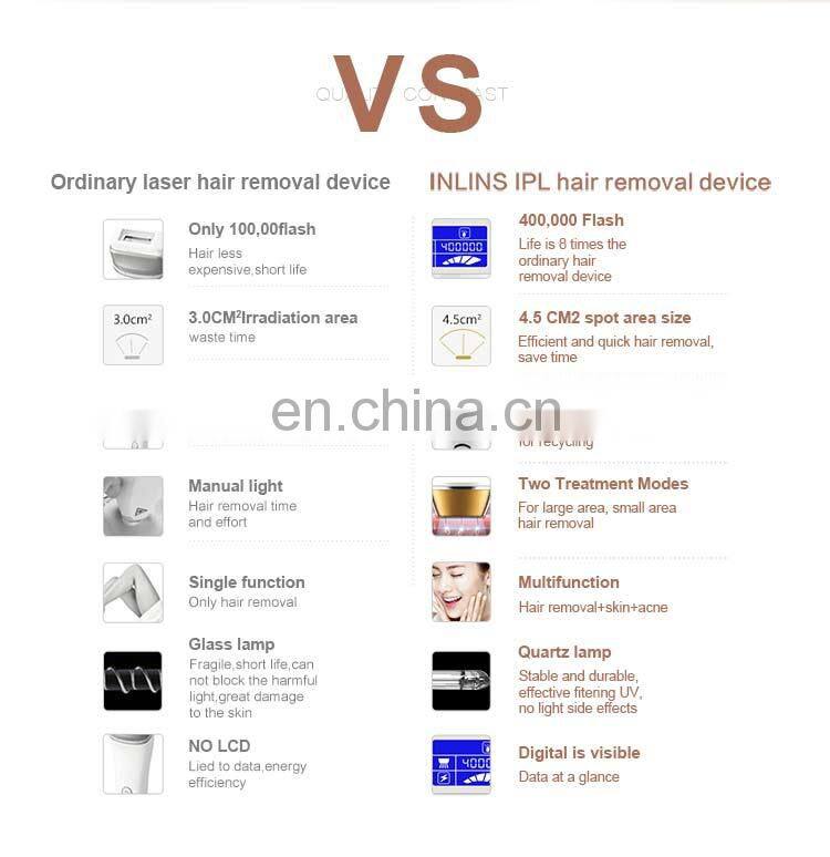 New beauty device ipl laser hair removal device at home use