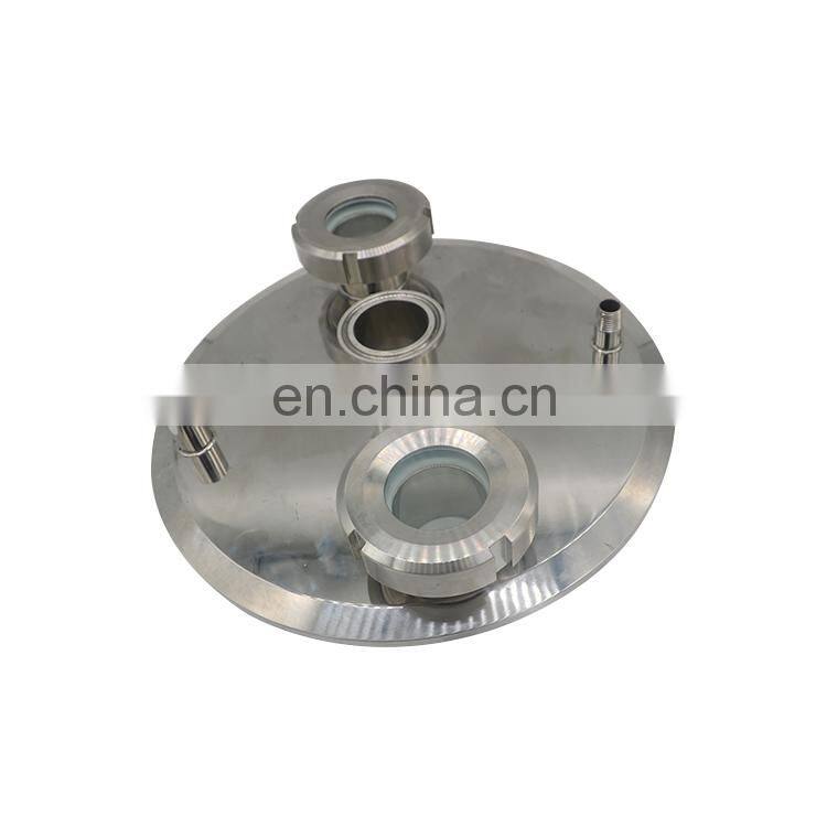 Hemispherical Lid tri-clamp End cap extractor end cap Lid