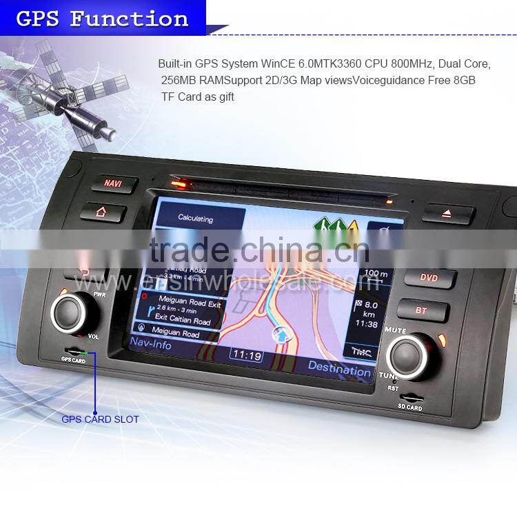 Erisin ES7153B 7" Autoradio Touch Screen 1 Din Car DVD Players GPS