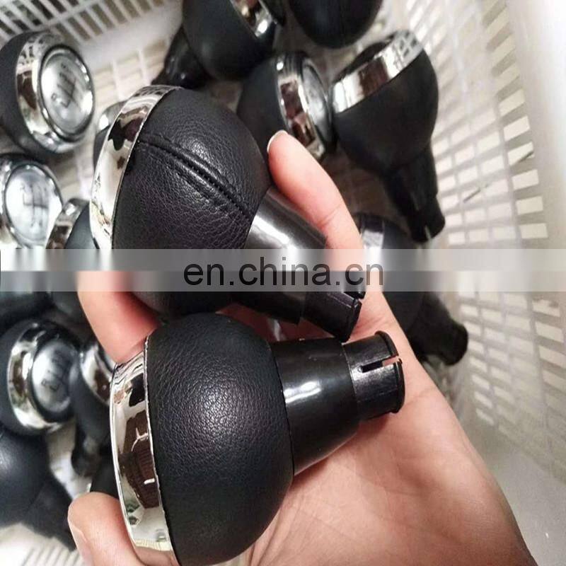 factory directly sale for auto parts gear shift knob with black leather covers car gear shift cover 6SPEED for BENZ
