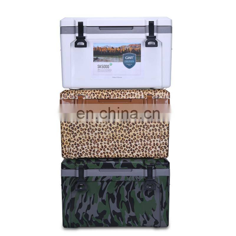 Insulated wholesale Hot selling Eco friendly Outdoor 50L Waterproof Portable cooler box For Camping fishing