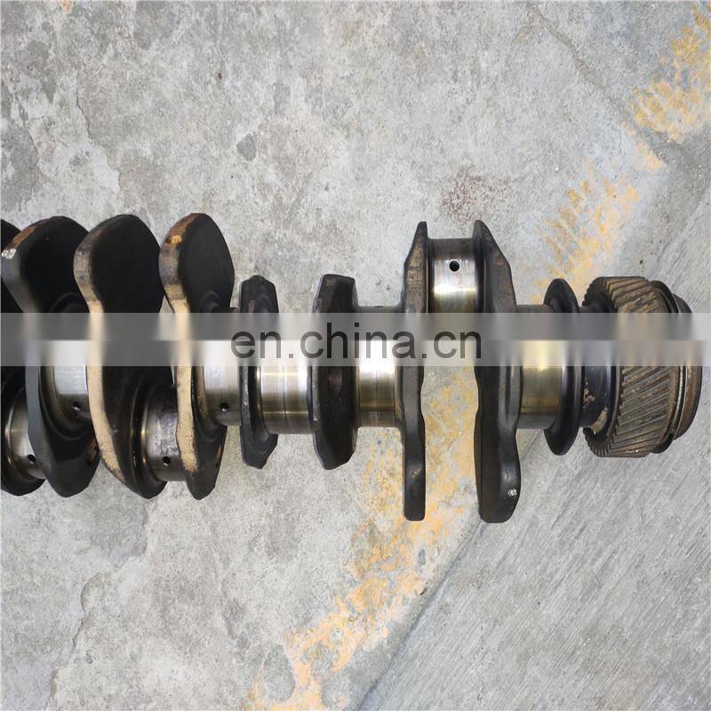 6WG1 Used Excavator engine parts Forged steel Original engine Crankshaft