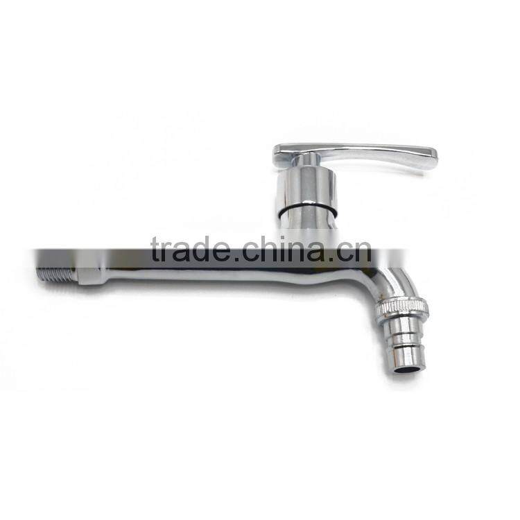 Chrome-polished hose bibcock/shower faucets with Handle