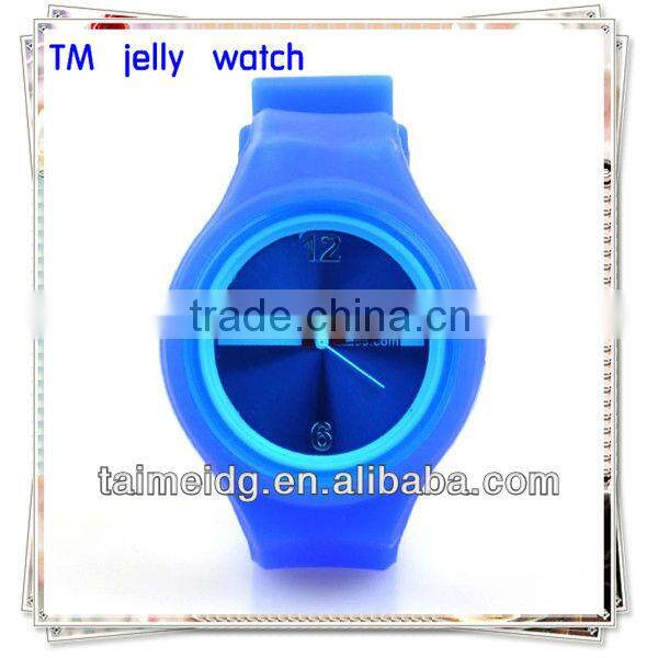 various silicone products dark blue jelly watch silicone watch