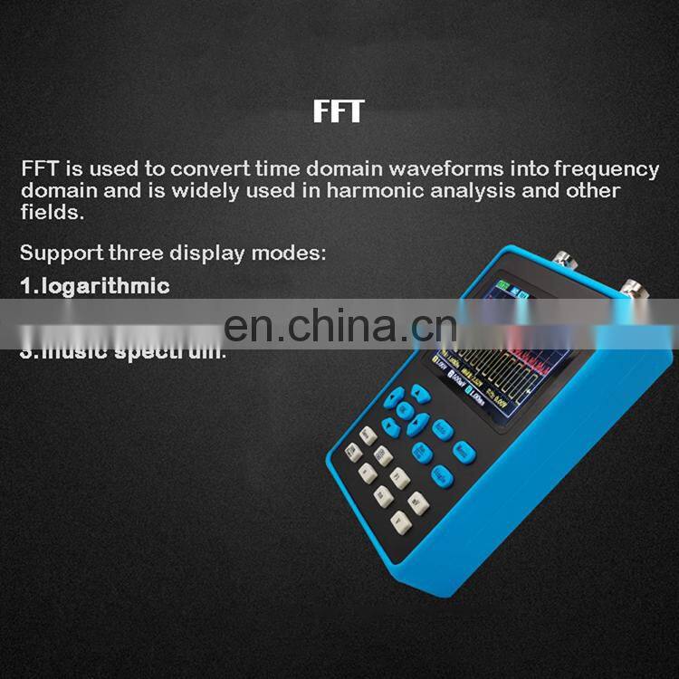 DSO2512G Digital Oscilloscope 120M Bandwidth 500M Sampling Mini 2 Channel Oscilloscope For Repairs