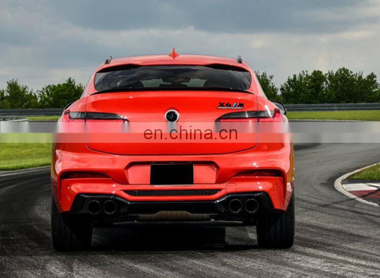 Runde Car Modification For 18+ G02 BMW X4 Upgrade To X4M Body Kit Front Bumper Rear Lip Exhaust Spoiler