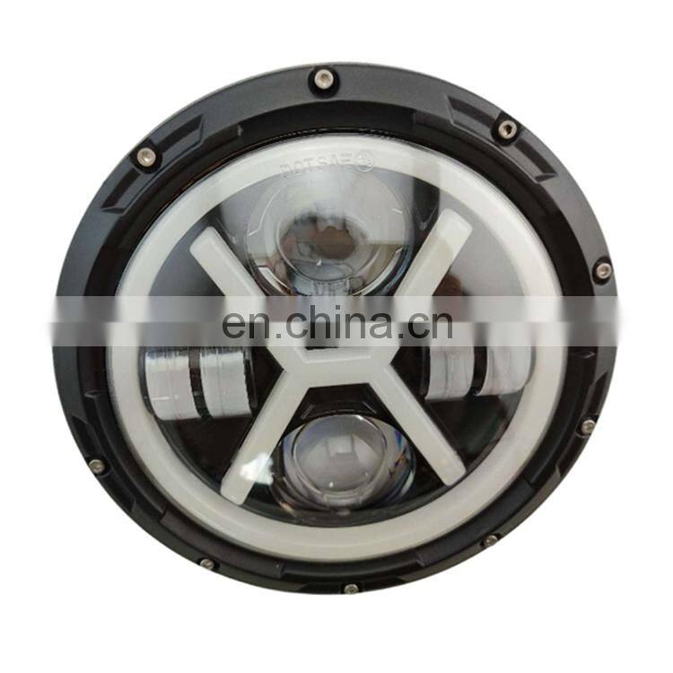 Headlight 7 Inch Beam High Yellow Waterproof Light 7inch LED Headlights Motorcycle For 4WD Driving Offroad 4x4 SUV ATV Headlight 7 Inch Beam High Yellow Waterproof Light 7inch LED Headlights Motorcycle For 4WD Driving Offroad 4x4 SUV ATV