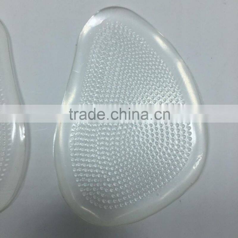 High heels silicone gel forefoot pad Footcare Pu Gel Massage Anti-slip Pad Forefoot Cushion