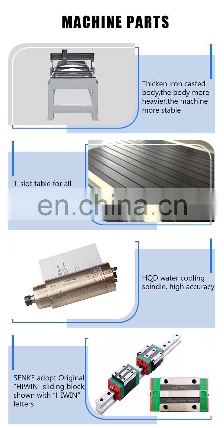 SENKE CNC Cutter Metal Cutting and Engraving Machine Acrylic Carving Machine