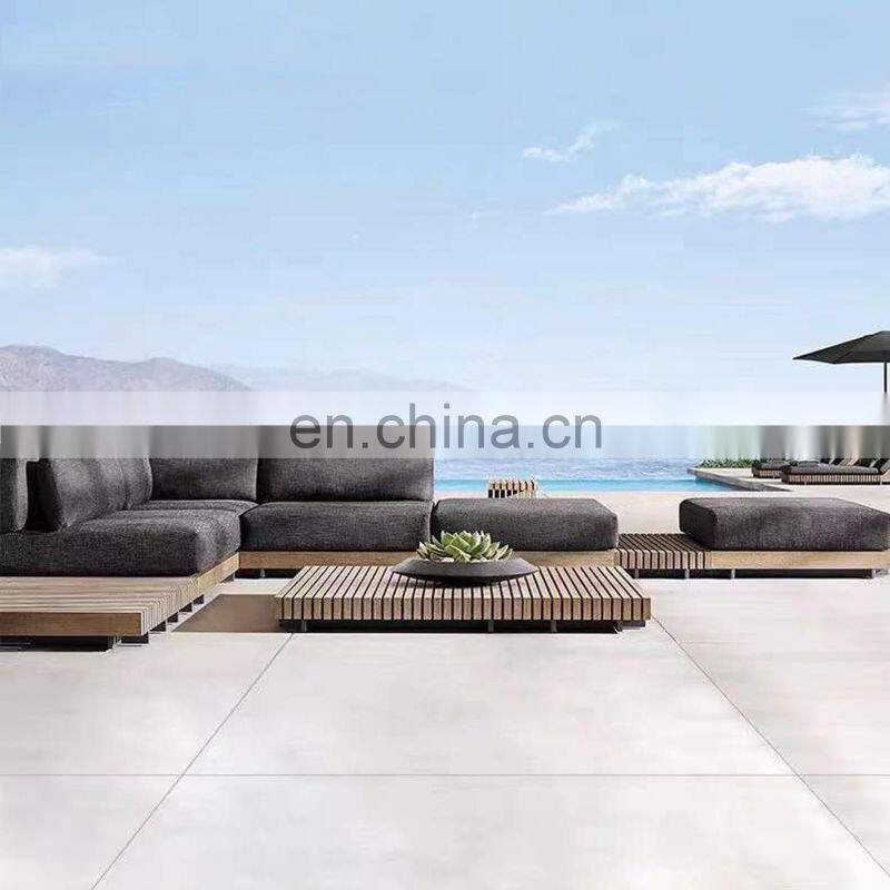 outdoor arab 3 wooden upholstered corner garden sofas sets designs living room furniture