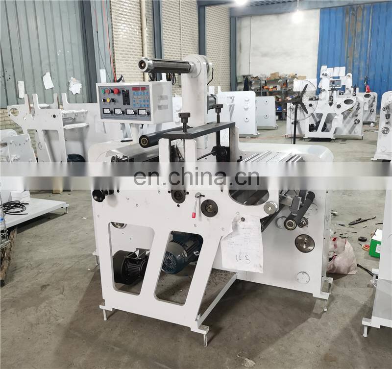 USK420 Automatic Blank Label Vinyl Sticker Rotary Magnetic Cylinder Die Cutting Slitting and Rewinding Machine