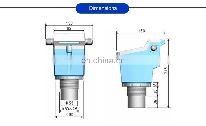 ultrasonic water tank level transmitter price about UTG21-PY