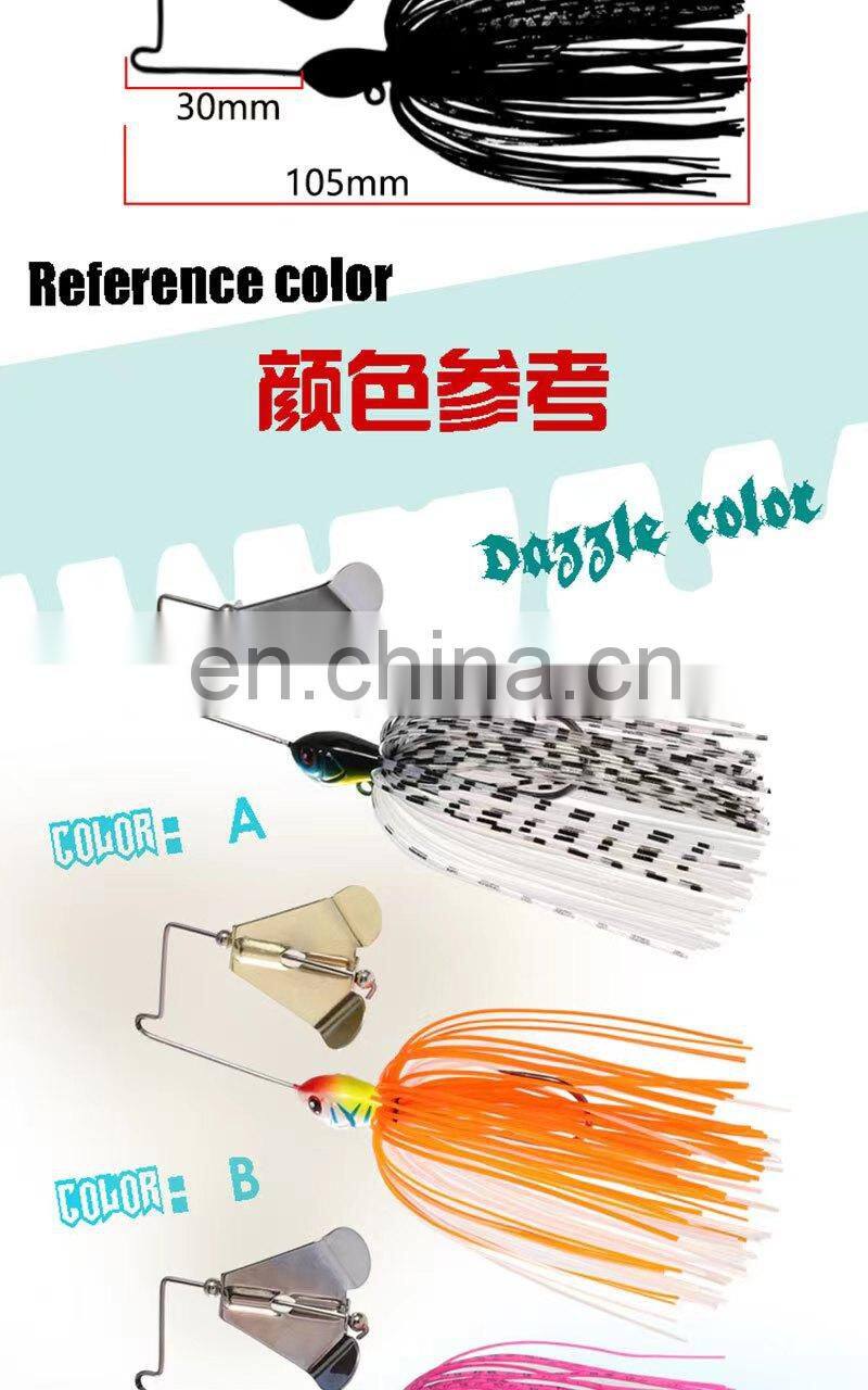 Byloo Amazon Mixed Color Fishing Metal Squid Jig Head With Fly Rubber Skirts Lure Isca Artificial Pesca Leurre