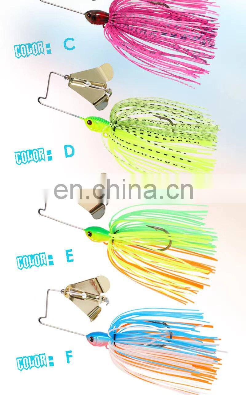 Byloo Amazon Mixed Color Fishing Metal Squid Jig Head With Fly Rubber Skirts Lure Isca Artificial Pesca Leurre