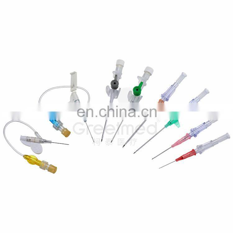 Manufacturer Medical Wings Sizes Color Iv Cannula Parts of Iv Catheter PE Injection & Puncture Instrument China Ce OEM Service