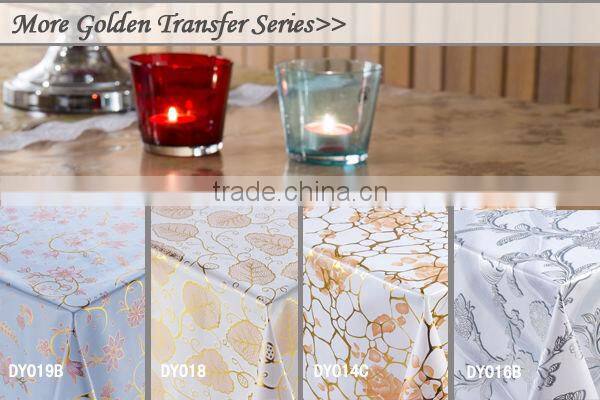 full golden transfer table cloths
