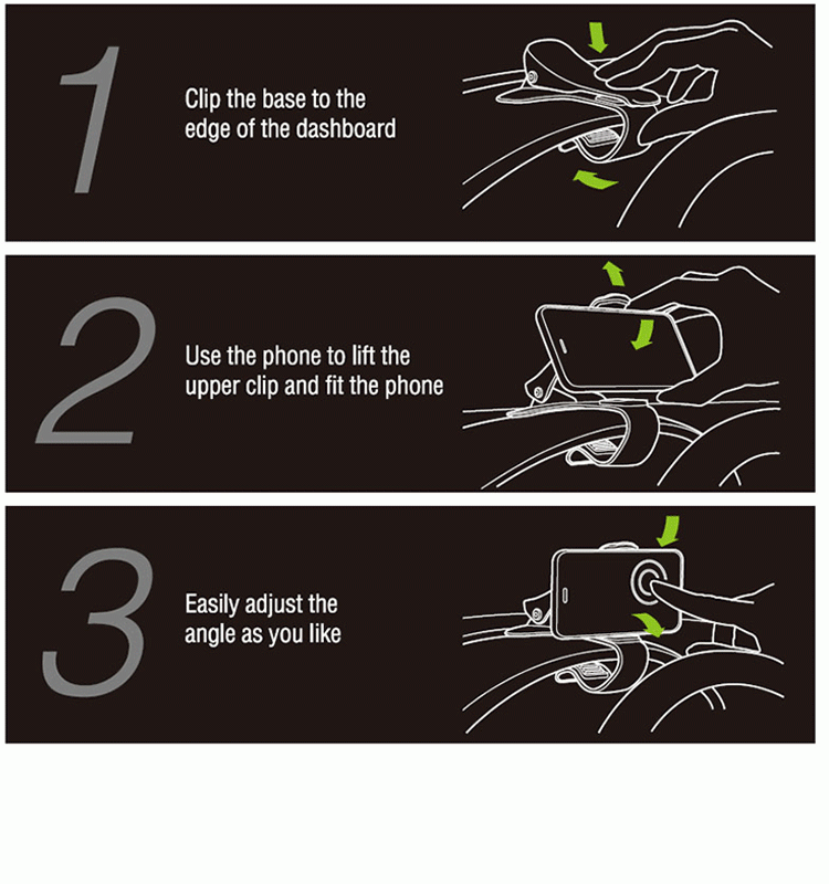 Promata patent super strong high quality phone holder for car for most smartphone