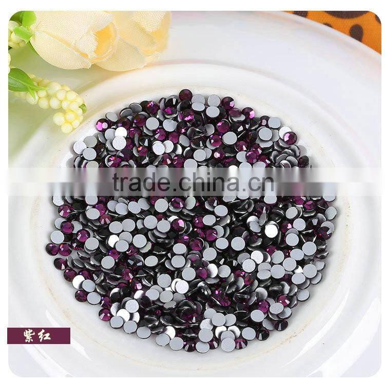 Colored Hot Fix Rhinestone For Clothing,Flatback Loose Iron On Rhinestone Light Blue Jewelry Findings Charms