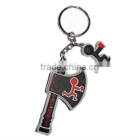 plastic keychain, soft PVC key chain manufacturer Guangzhou