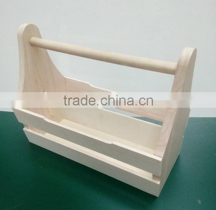 Wholesale Wooden Beer Bucket, Cheap Wooden 6 Pack Bottle Beer Carrier, Wooden Beer Bottle Holder