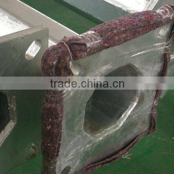 packing details of street light column exported to Russia,lighting poles details