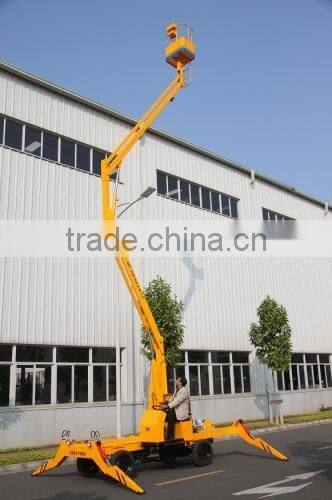12m, 2015 new hydraulic boom lift /light boom lifts /car lift /motorcycle lift