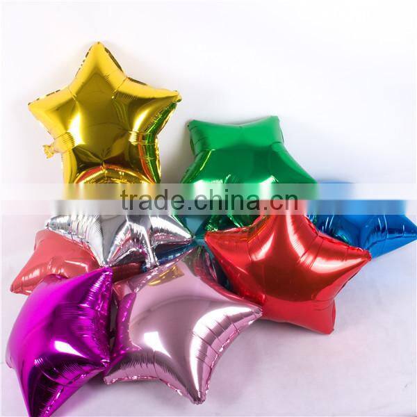 China balloon wholesaler EN71 approved 18'' round silver solid foil balloon