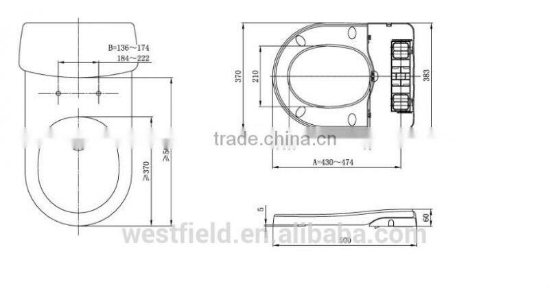 Factory Bathroom Auto-cleaning Toilet Bidet&Toilets with Built-in Bidet
