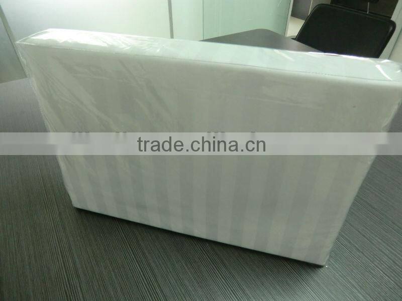 Pure cotton sateen hotel bedding fabric solid dyeing