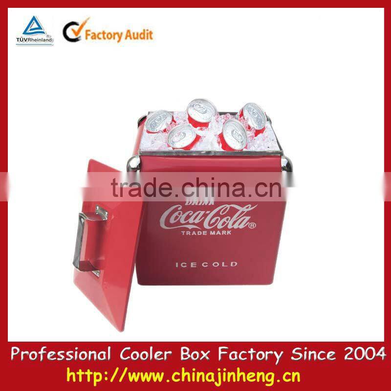 metal car cooler box